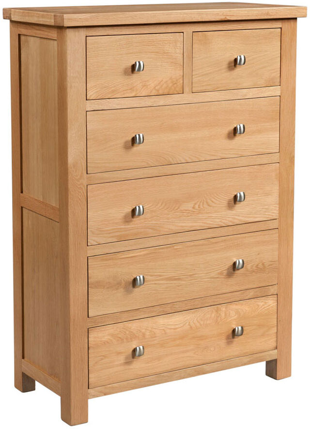 Wynyard Oak 2 Over 4 Chest   Fully Assembled Wynyard Oak 2 Over 4 Chest   Fully Assembled