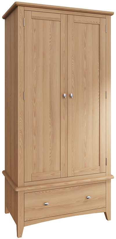 Ashurst Oak Ashurst Light Oak Double Wardrobe