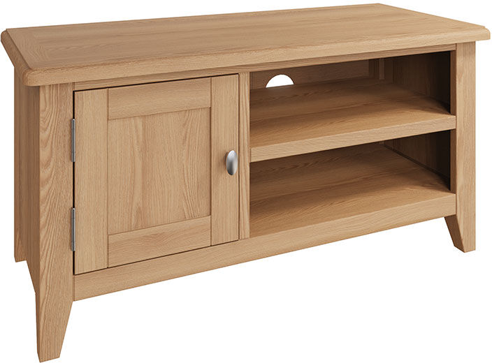 Ashurst Oak Ashurst Light Oak TV Unit   Fully Assembled