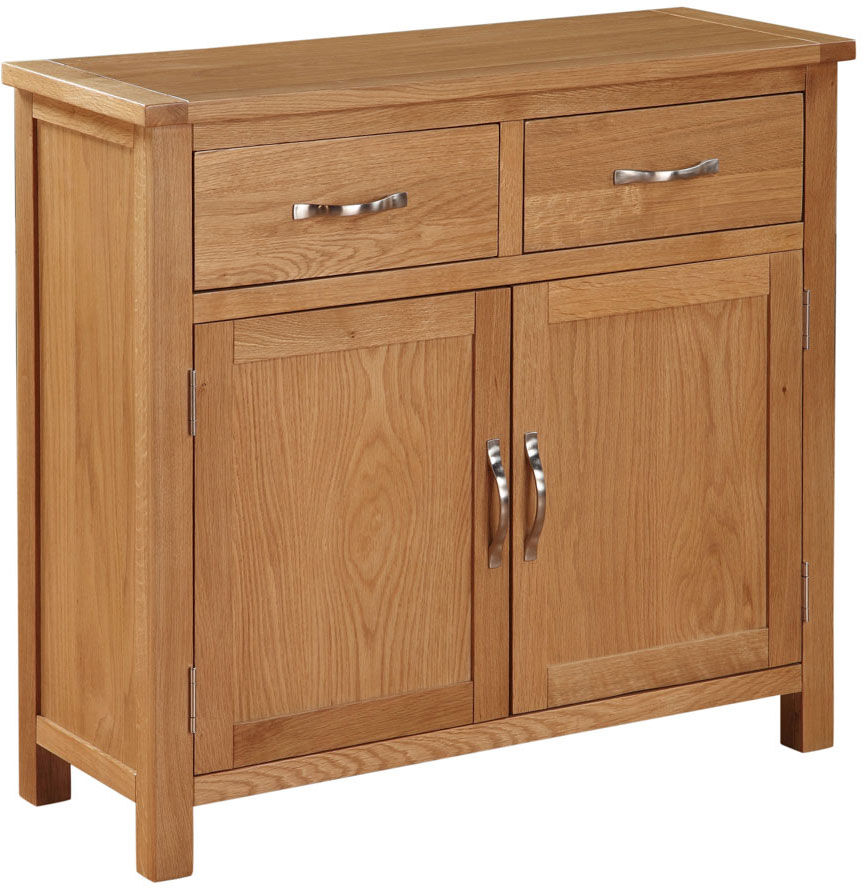 Hurworth Oak Hurworth Light Oak Small Sideboard   Fully Assembled