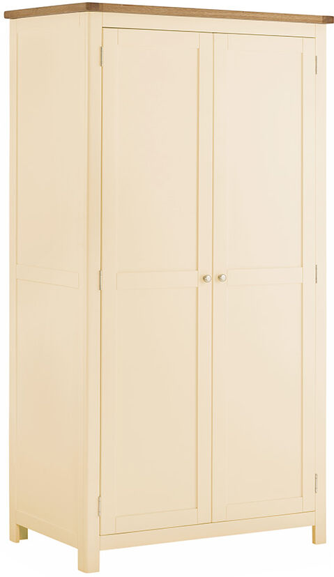 Classic Portland Cream Portland Cream Painted 2 Door Wardrobe