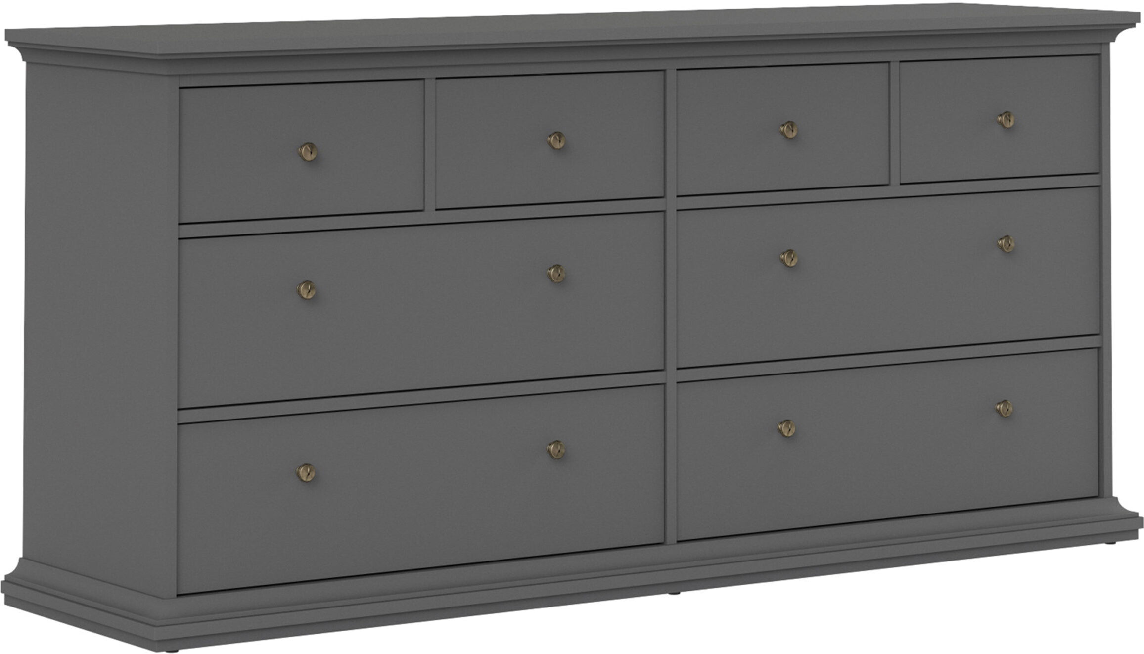 Condo Chest of 8 Drawers   Matt Grey   Self Assembly