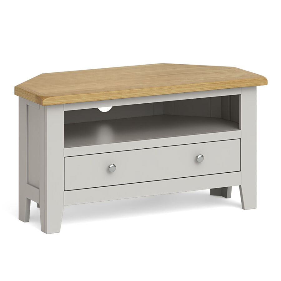 Global Home Guilford Guilford Corner TV Unit   Grey