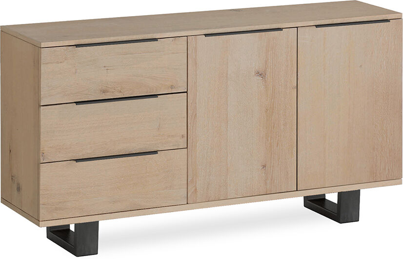 Oakford White Oiled Oak Small Sideboard Oakford White Oiled Oak Small Sideboard