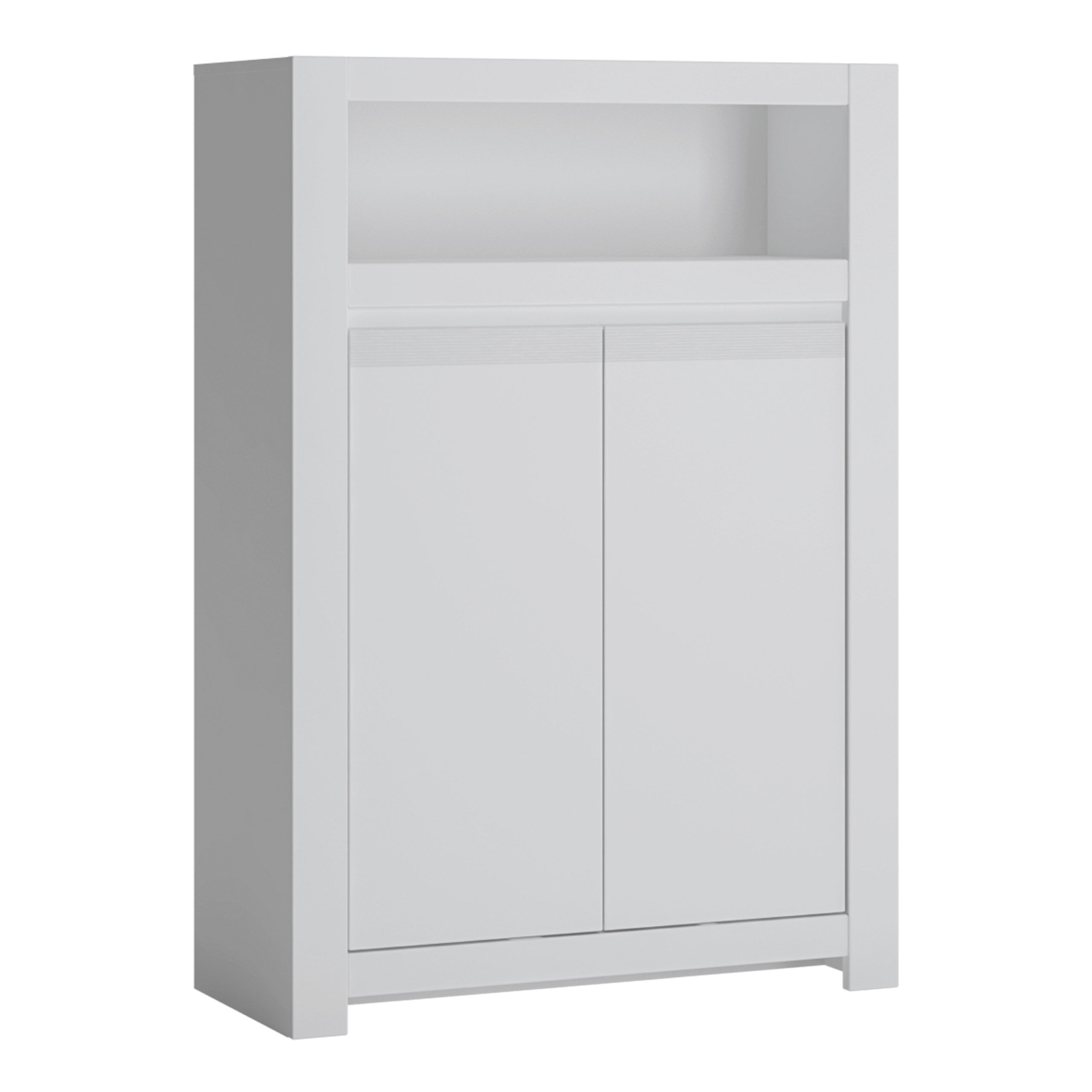 Anchorage White 2 Door Cabinet   Self Assembly