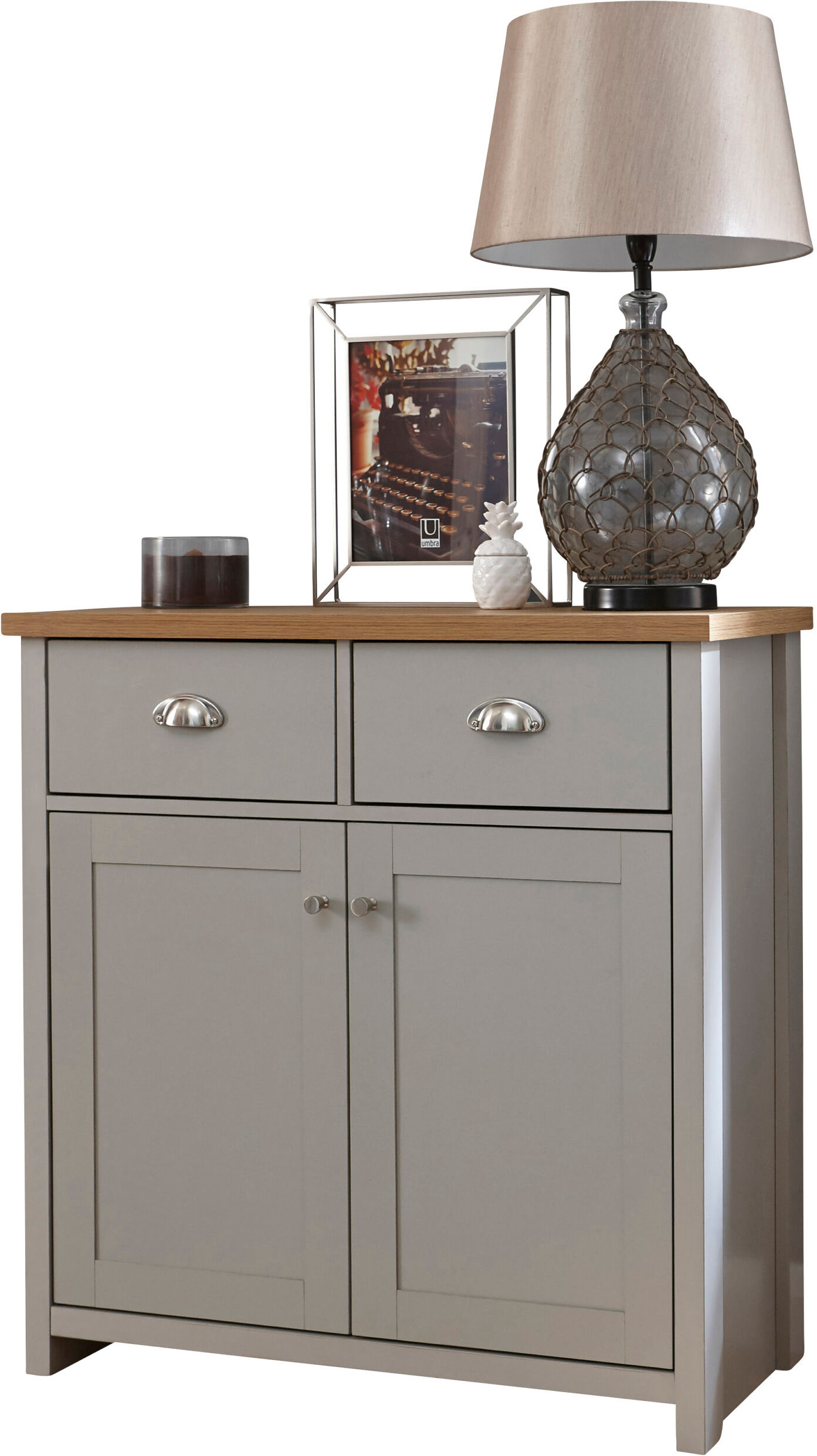 Fife Cream Compact Sideboard   Grey   Self Assembly