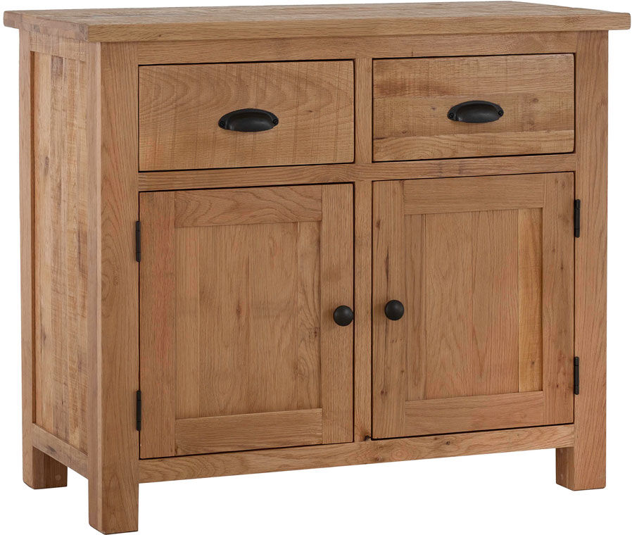 Broxburn Sawn Oak 2 Door Sideboard