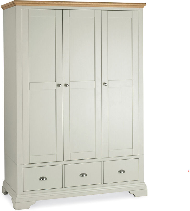 Grenada Grey & Oak Triple Wardrobe