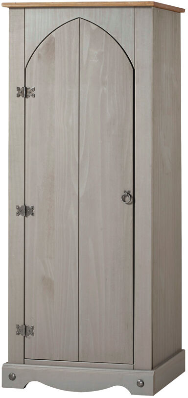 Azusa Grey Vestry Cupboard   Grey Wax   Self Assembly Azusa Grey Vestry Cupboard   Grey Wax   Self Assembly