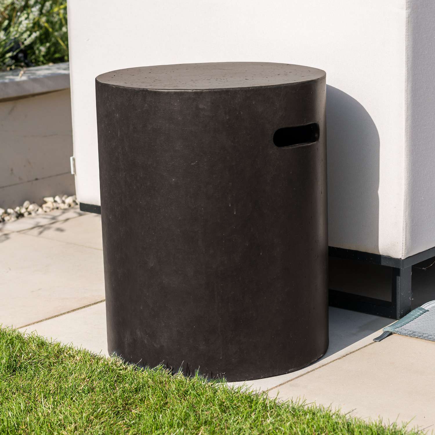 Fire Pits, Parasols & Accessories Gas Tank Holder   Round   Coffee Fire Pits, Parasols & Accessories Gas Tank Holder   Round   Coffee