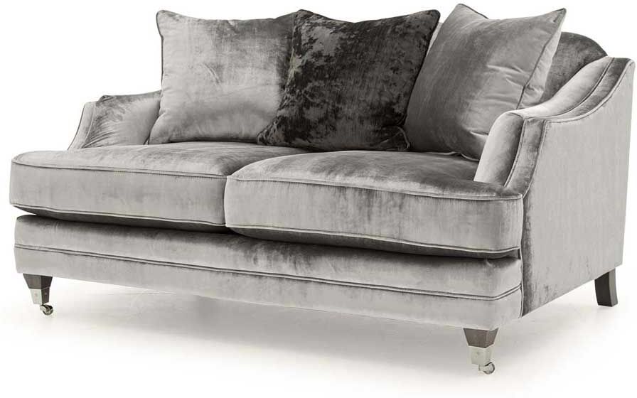 Hadrian Sofas Hadrian 2 Seater Sofa Pewter Fully Assembled