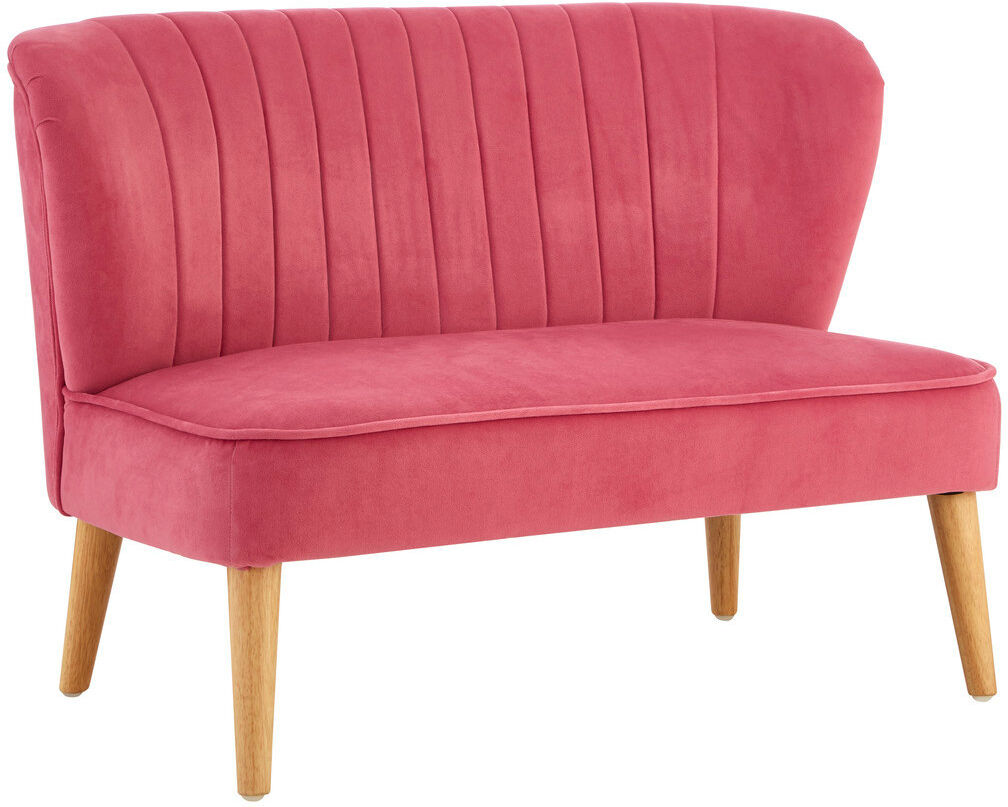 Youngsters Sofa   Pink Velvet