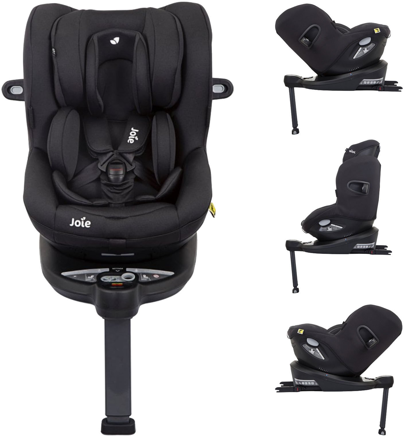 Joie i-Spin 360 iSize ISOFIX Group 0+/1 Car Seat - Coal