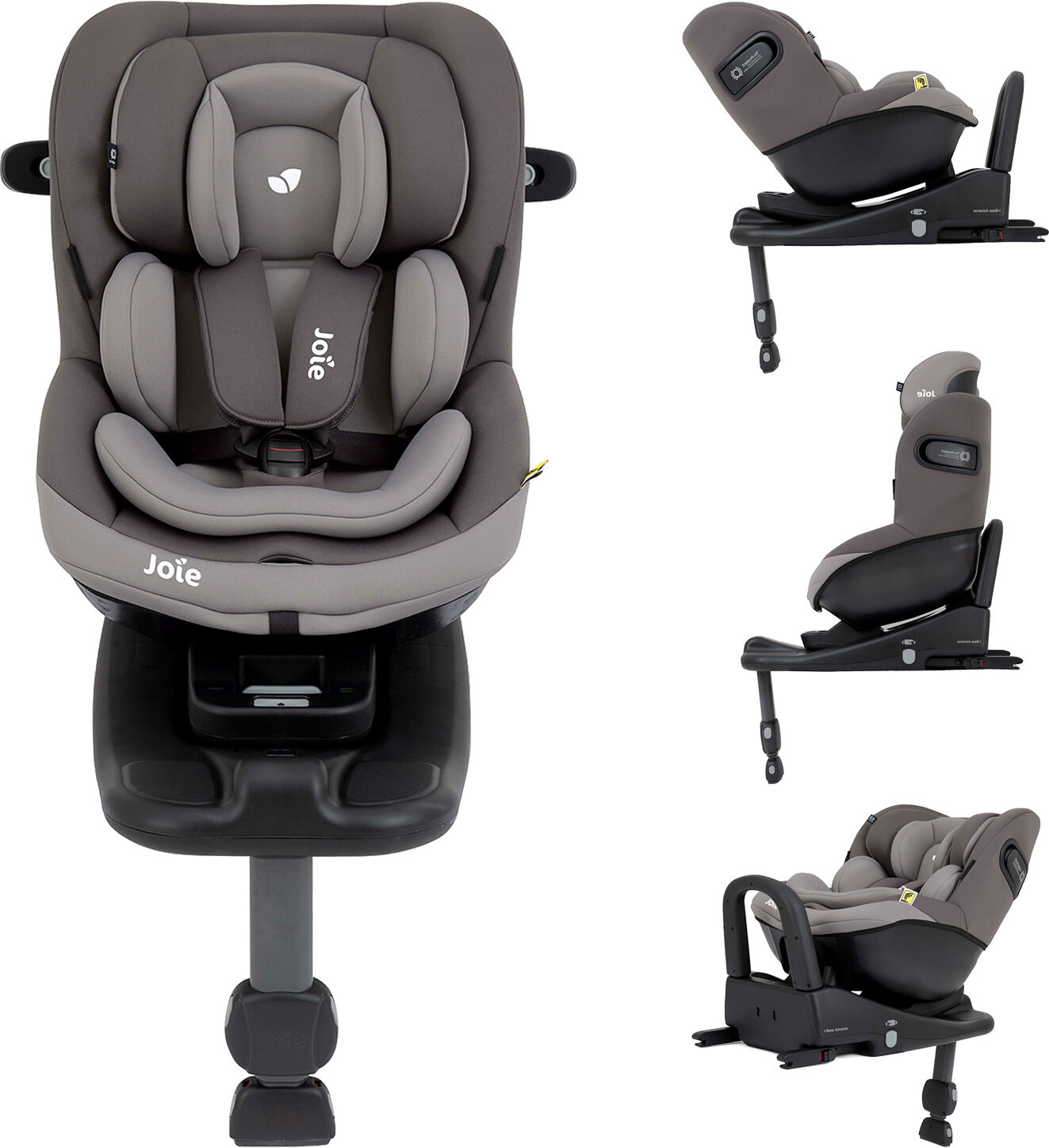 Joie i-Venture Group 0+/1 Car Seat And i-Base Advance ISOFIX Base - Dark Pewter Joie i-Venture Group 0+/1 Car Seat And i-Base Advance ISOFIX Base - Dark Pewter