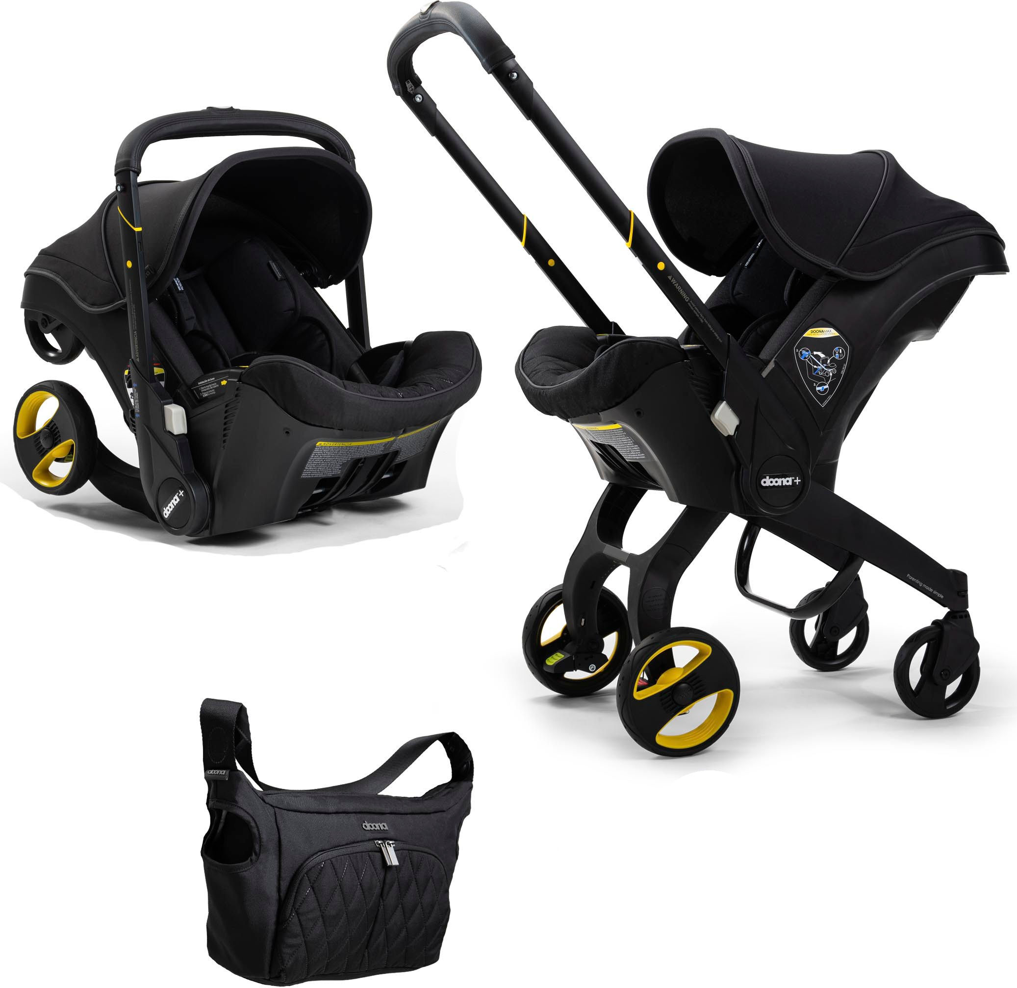 Doona Infant Car Seat / Stroller *Limited Edition* - Midnight Black Doona Infant Car Seat / Stroller *Limited Edition* - Midnight Black