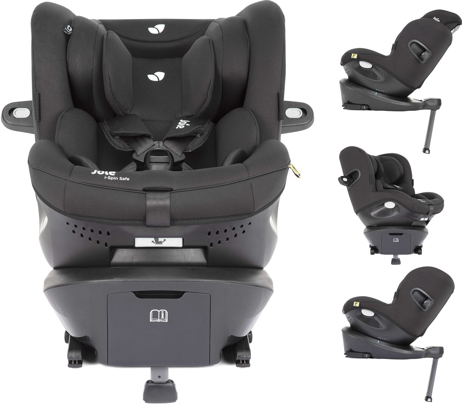 Joie i-Spin Safe Group 0+/1 Car Seat - Coal Joie i-Spin Safe Group 0+/1 Car Seat - Coal