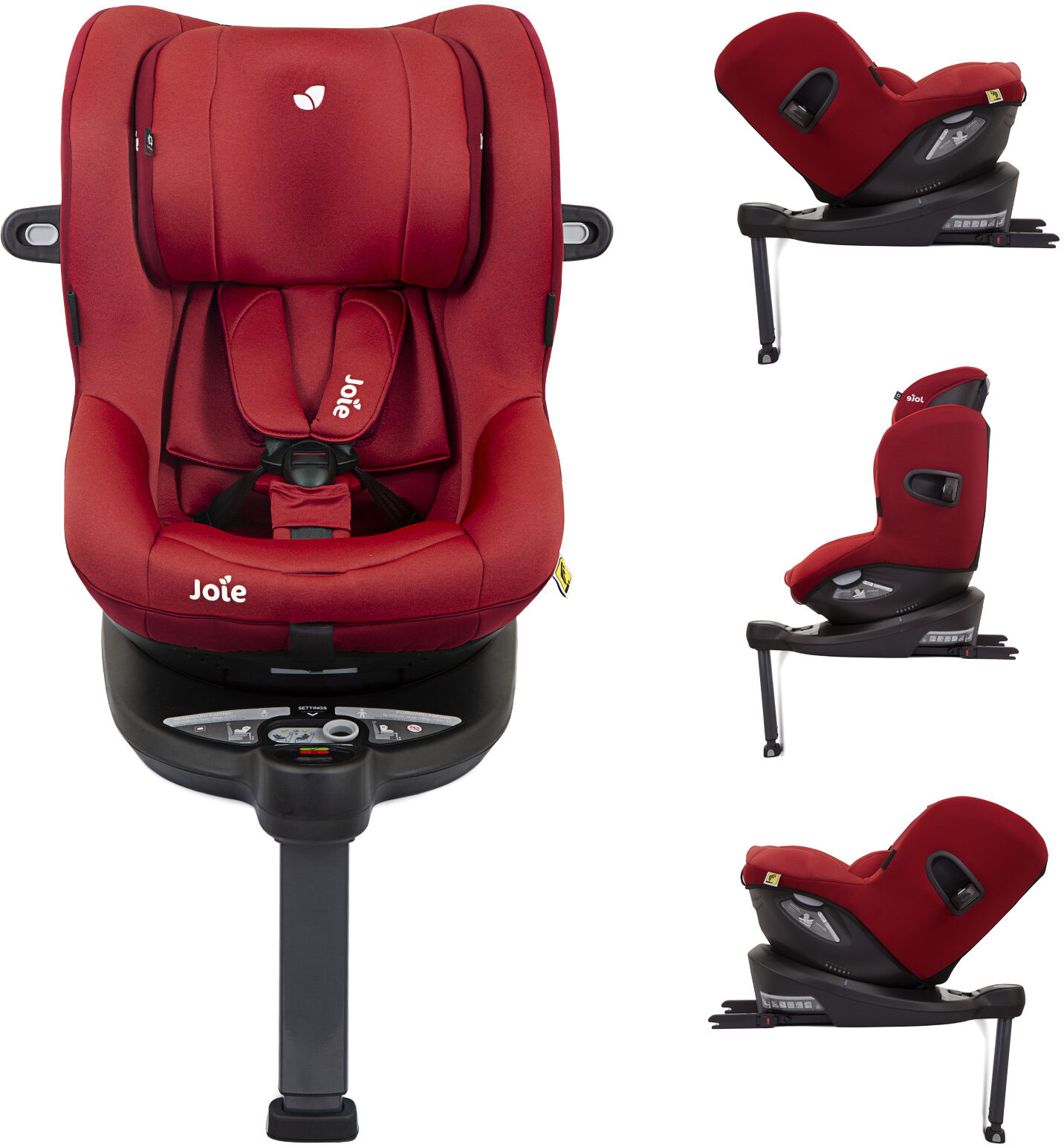 Joie i-Spin 360 iSize ISOFIX Group 0+/1 Car Seat - Merlot Joie i-Spin 360 iSize ISOFIX Group 0+/1 Car Seat - Merlot