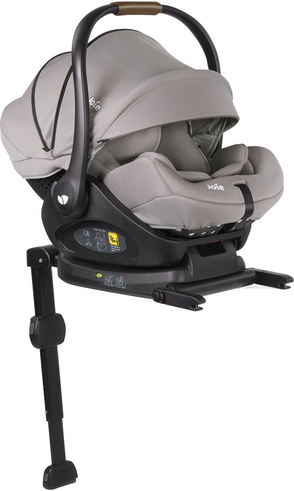 Joie i-Level (i-Size) 0+ Car Seat & ISOFIX Base - Grey Flannel