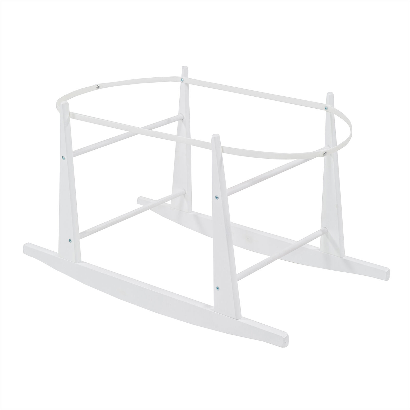 Shnuggle Moses Basket Rocking Stand - White Shnuggle Moses Basket Rocking Stand - White