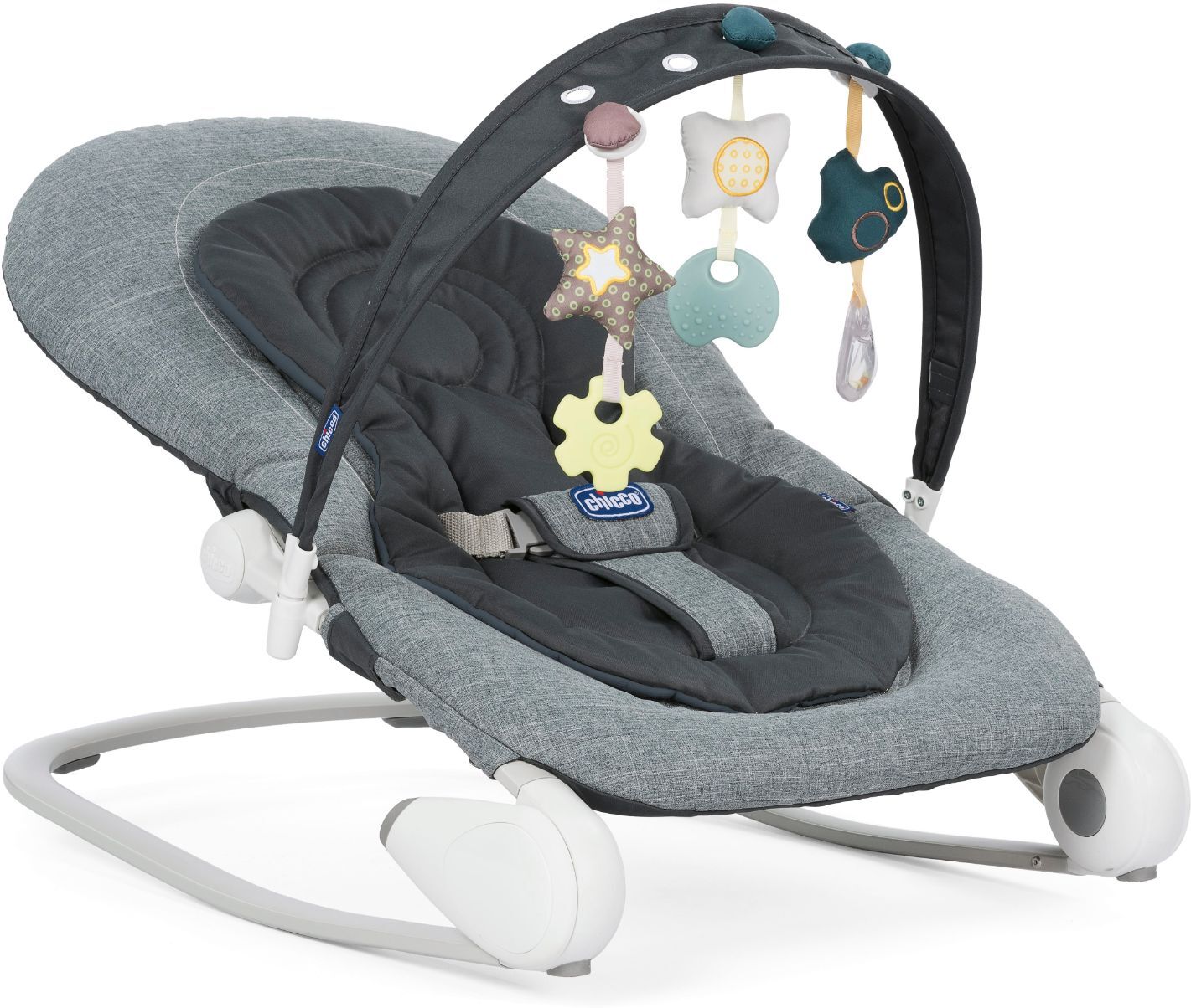 Chicco Hoopla Baby Rocker - Dark Grey Chicco Hoopla Baby Rocker - Dark Grey