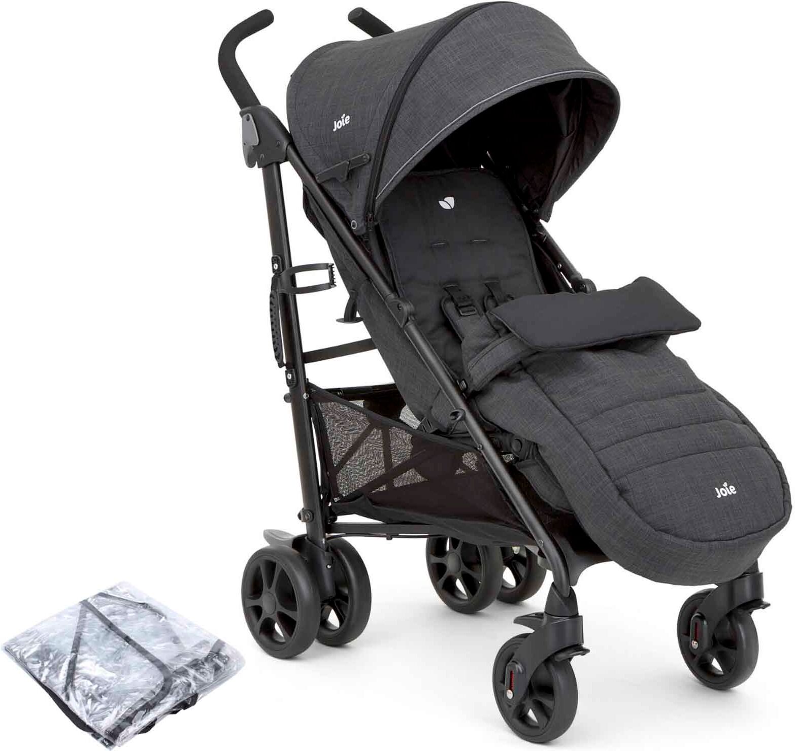 Joie Brisk LX Stroller / Pushchair With Footmuff - Pavement Joie Brisk LX Stroller / Pushchair With Footmuff - Pavement