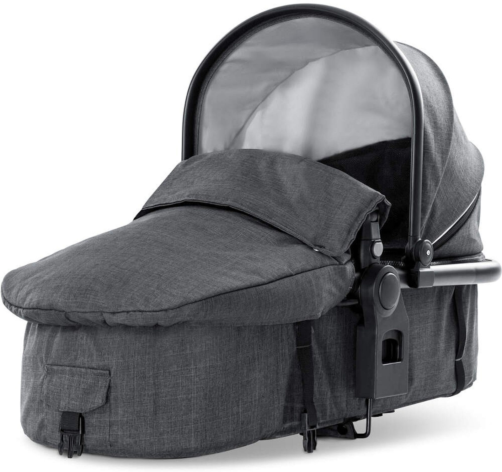Hauck Duett 3 2nd Carrycot - Melange Charcoal Hauck Duett 3 2nd Carrycot - Melange Charcoal