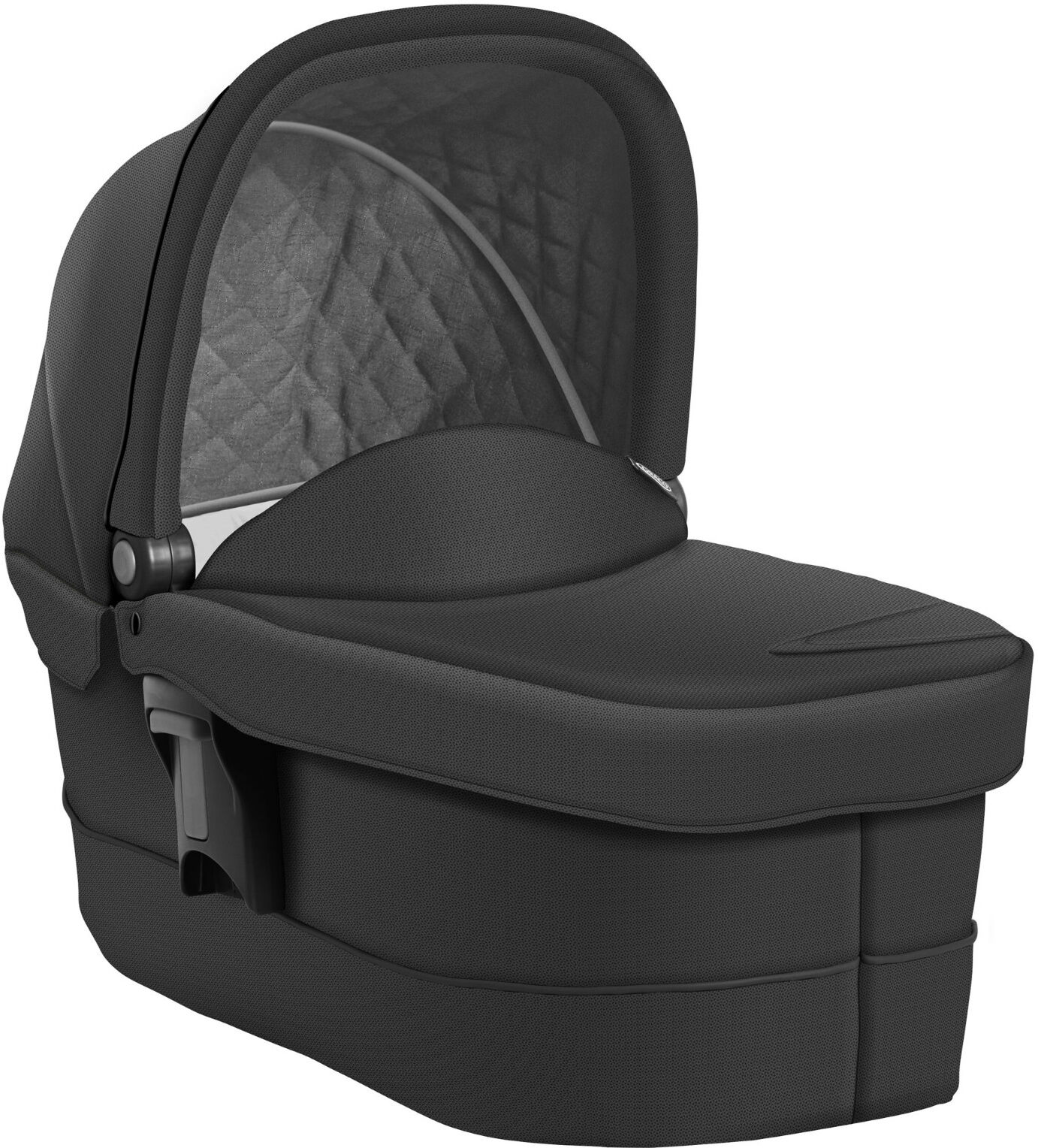 Graco Evo Luxury Carrycot - Black / Grey Graco Evo Luxury Carrycot - Black / Grey
