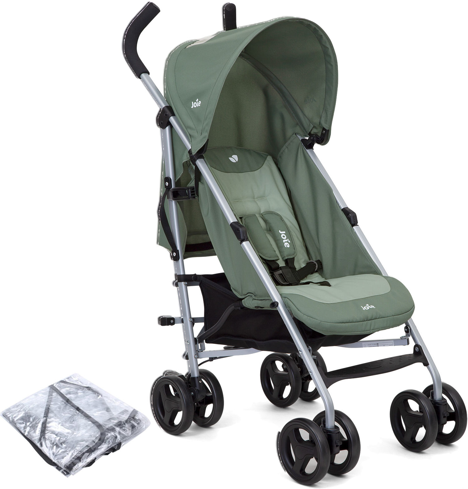 Joie Nitro Pushchair Stroller with Raincover - Laurel Joie Nitro Pushchair Stroller with Raincover - Laurel