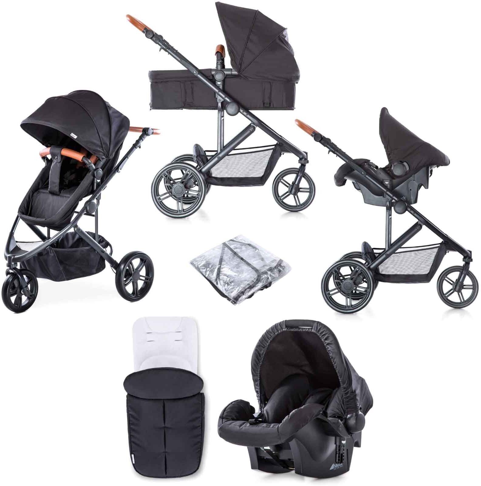 Hauck Pacific 3 Shop n Drive Travel System - Caviar Hauck Pacific 3 Shop n Drive Travel System - Caviar