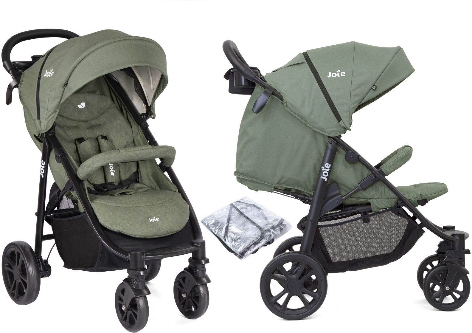 Joie Litetrax 4 Wheel Pushchair Stroller - Laurel Joie Litetrax 4 Wheel Pushchair Stroller - Laurel