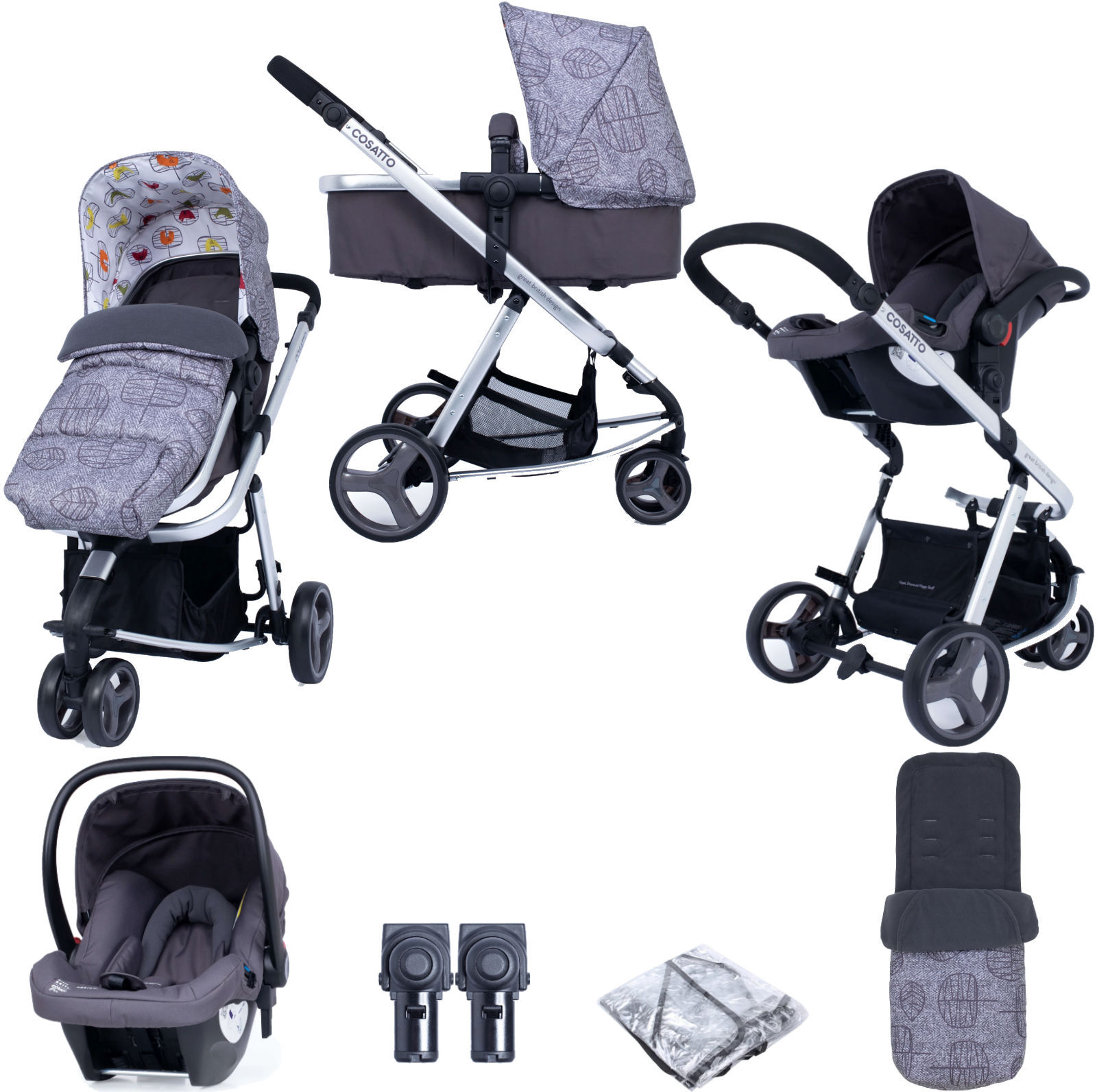 Cosatto Giggle Lite (Hold) Travel System Bundle - Dawn Chorus Cosatto Giggle Lite (Hold) Travel System Bundle - Dawn Chorus