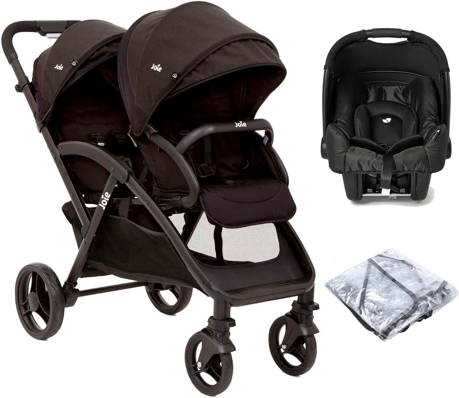 Joie Evalite Duo Tandem (Gemm) Travel System - Coal Joie Evalite Duo Tandem (Gemm) Travel System - Coal