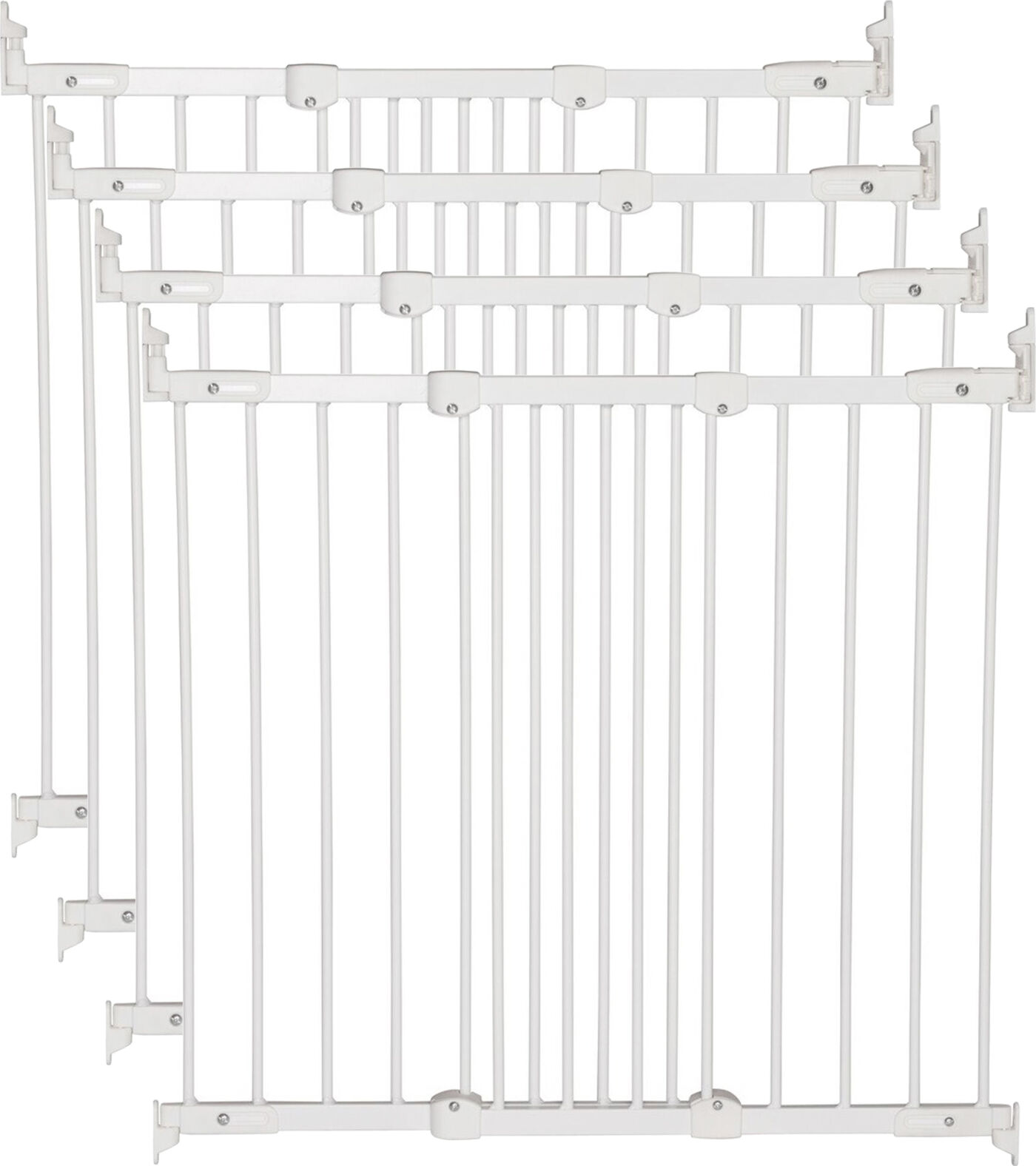 BabyDan Super Flexi Fit Extending Safety Gate (Pack of 4) - White (67 - 106cm) BabyDan Super Flexi Fit Extending Safety Gate (Pack of 4) - White (67 - 106cm)