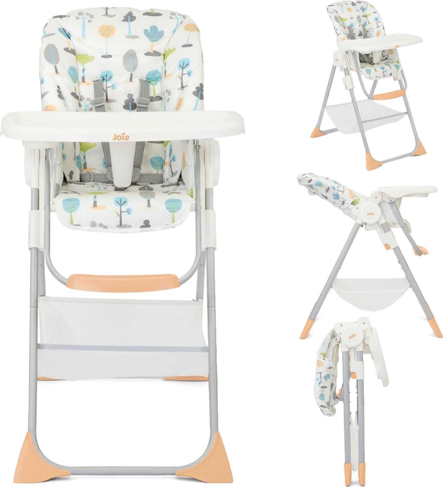 Joie Mimzy Snacker 2in1 Highchair - Pastel Forest Joie Mimzy Snacker 2in1 Highchair - Pastel Forest
