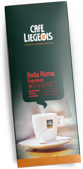 Café Liégeois Coffee pods Café Liégeois "Bella Roma", 25 pcs. Café Liégeois Coffee pods Café Liégeois "Bella Roma", 25 pcs.