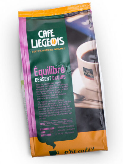 Café Liégeois Ground coffee Café Liégeois "Équilibré", 500 g Café Liégeois Ground coffee Café Liégeois "Équilibré", 500 g
