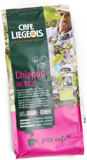 Café Liégeois Coffee beans Café Liégeois "Chiapas", 250 g Café Liégeois Coffee beans Café Liégeois "Chiapas", 250 g