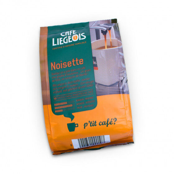 Café Liégeois Coffee pads Café Liégeois "Noisette", 10 pcs. Café Liégeois Coffee pads Café Liégeois "Noisette", 10 pcs.