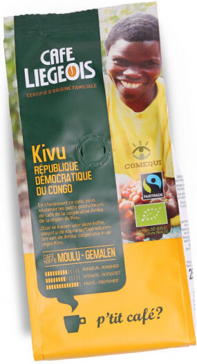 Café Liégeois Ground coffee Café Liégeois "Kivu", 250 g Café Liégeois Ground coffee Café Liégeois "Kivu", 250 g