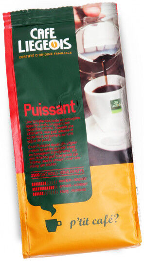 Café Liégeois Ground coffee Café Liégeois "Puissant", 250 g Café Liégeois Ground coffee Café Liégeois "Puissant", 250 g