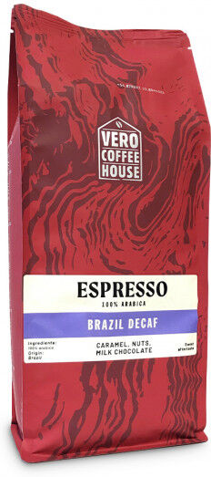 Vero Coffee House Coffee beans Vero Coffee House “Brazil Decaf”, 1 kg Vero Coffee House Coffee beans Vero Coffee House “Brazil Decaf”, 1 kg