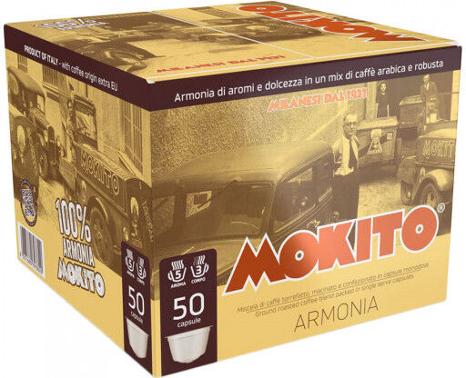 Mokito Coffee capsules Mokito "Armonia", 50 pcs. Mokito Coffee capsules Mokito "Armonia", 50 pcs.