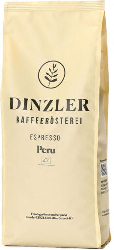 Dinzler Kaffeerösterei Coffee beans Dinzler Kaffeerösterei "Bio Espresso Peru Organico", 1 kg Dinzler Kaffeerösterei Coffee beans Dinzler Kaffeerösterei "Bio Espresso Peru Organico", 1 kg
