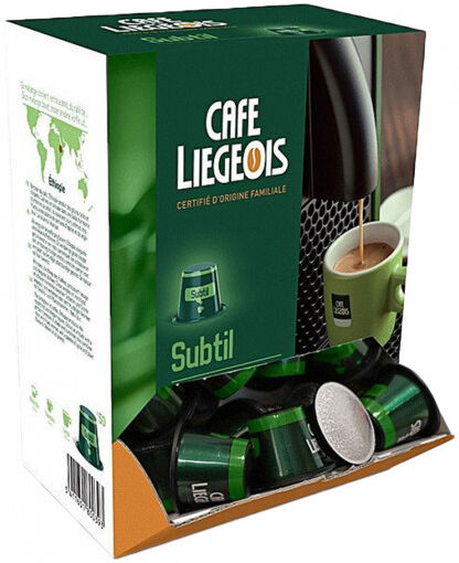 Café Liégeois Coffee capsules Café Liégeois "Subtil", 50 pcs. Café Liégeois Coffee capsules Café Liégeois "Subtil", 50 pcs.