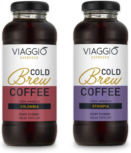 Viaggio Espresso Cold brew coffee Viaggio Espresso "Cold Brew Colombia + Ethiopia", 592 ml Viaggio Espresso Cold brew coffee Viaggio Espresso "Cold Brew Colombia + Ethiopia", 592 ml