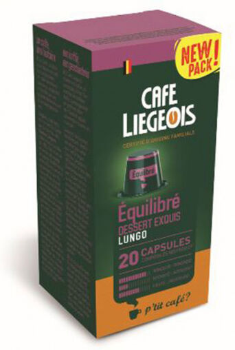 Café Liégeois Coffee capsules Café Liégeois "Équilibré", 20 pcs.