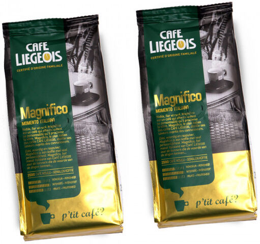 Café Liégeois Ground coffee set "Magnifico" 2 x 250 g Café Liégeois Ground coffee set "Magnifico" 2 x 250 g