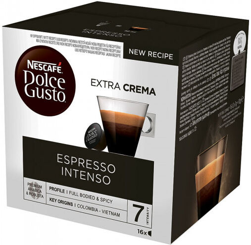 NESCAFÉ® Dolce Gusto® Coffee capsules NESCAFÉ Dolce Gusto "Espresso Intenso", 16 pcs. NESCAFÉ® Dolce Gusto® Coffee capsules NESCAFÉ Dolce Gusto "Espresso Intenso", 16 pcs.