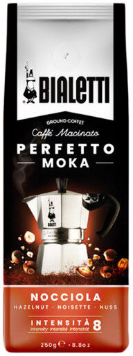 Bialetti Ground coffee Bialetti "Perfetto Moka Hazelnut", 250 g Bialetti Ground coffee Bialetti "Perfetto Moka Hazelnut", 250 g