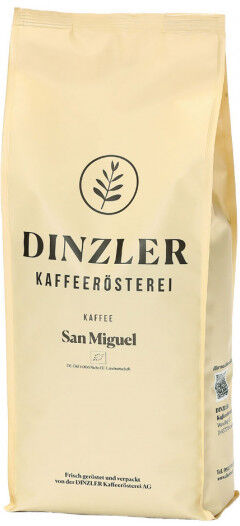Dinzler Kaffeerösterei Coffee beans Dinzler Kaffeerösterei "BIO Coffee San Miguel Organico", 1 kg Dinzler Kaffeerösterei Coffee beans Dinzler Kaffeerösterei "BIO Coffee San Miguel Organico", 1 kg